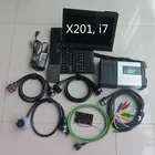 Высококачественный Мультиплексор MB Star C5 с кабелями, полный комплект для автомобилей и грузовиков с диагностическим ноутбуком x201t