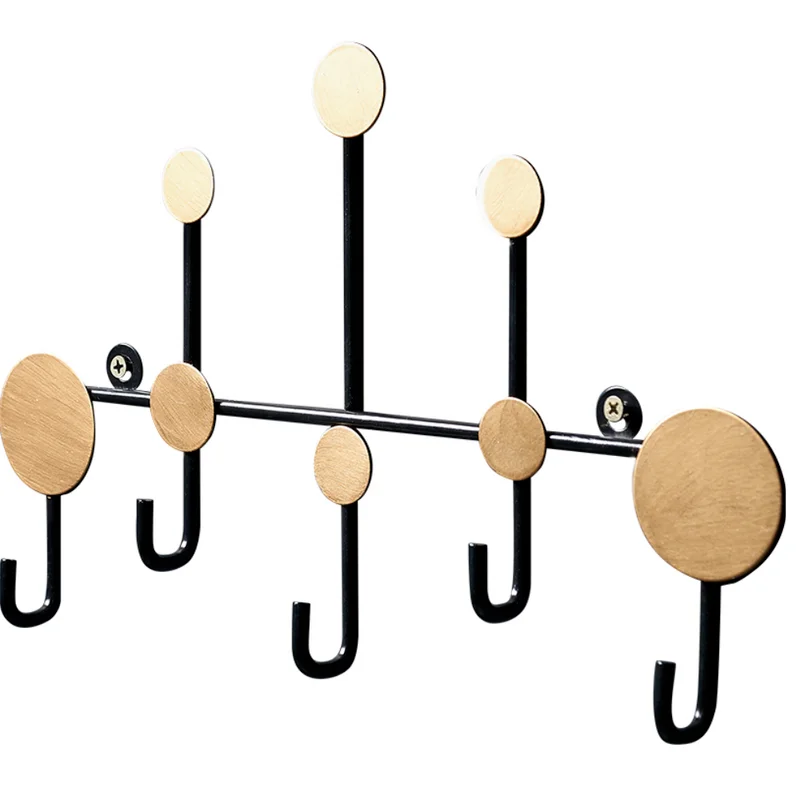 

Door Hanger porch key clothes hat door hooks wall is received coatrack Home decoration bathroom hook 5 hook Housekeeper on wall