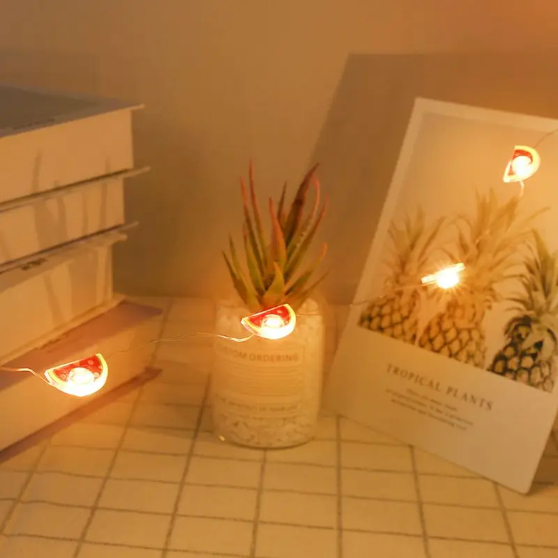 Декоративная гирлянда в виде арбуза 20 светодиодный | Лампы и освещение