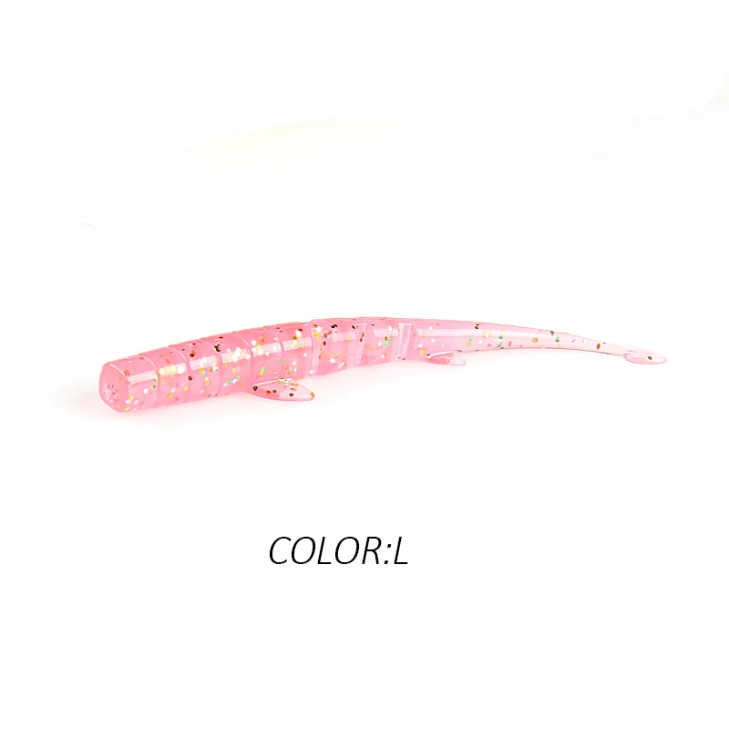 L BEARKING UNAGI Slug Soft Lures 64mm 88mm Fishing Artificial Lures Silicone Bass Pike Minnow Swimbait Jigging Plastic Baits Worm - Цвет: L