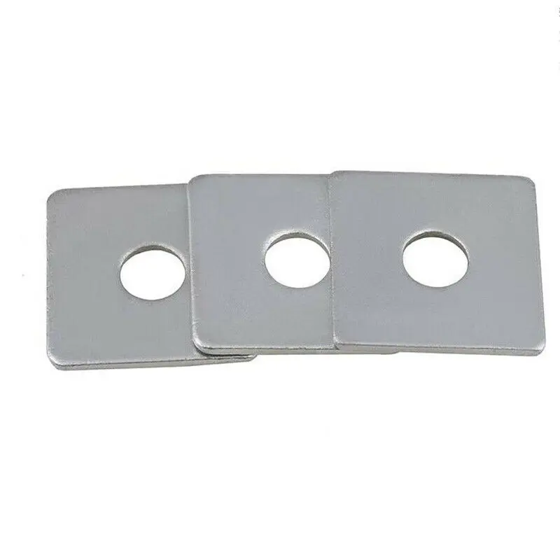 

Square Flat Washers M8 M10 M12 M14 M16 Carbon Steel Bright Zinc Plated Flat Pad Spacer Gasket