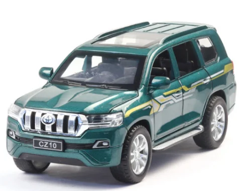 H 1:32 игрушечный автомобиль TOYOTA LAND CRUISER Prado Металлический Игрушечный Автомобиль литые игрушки модель автомобиля 6 дверей могут открываться игрушки для детей - Цвет: H
