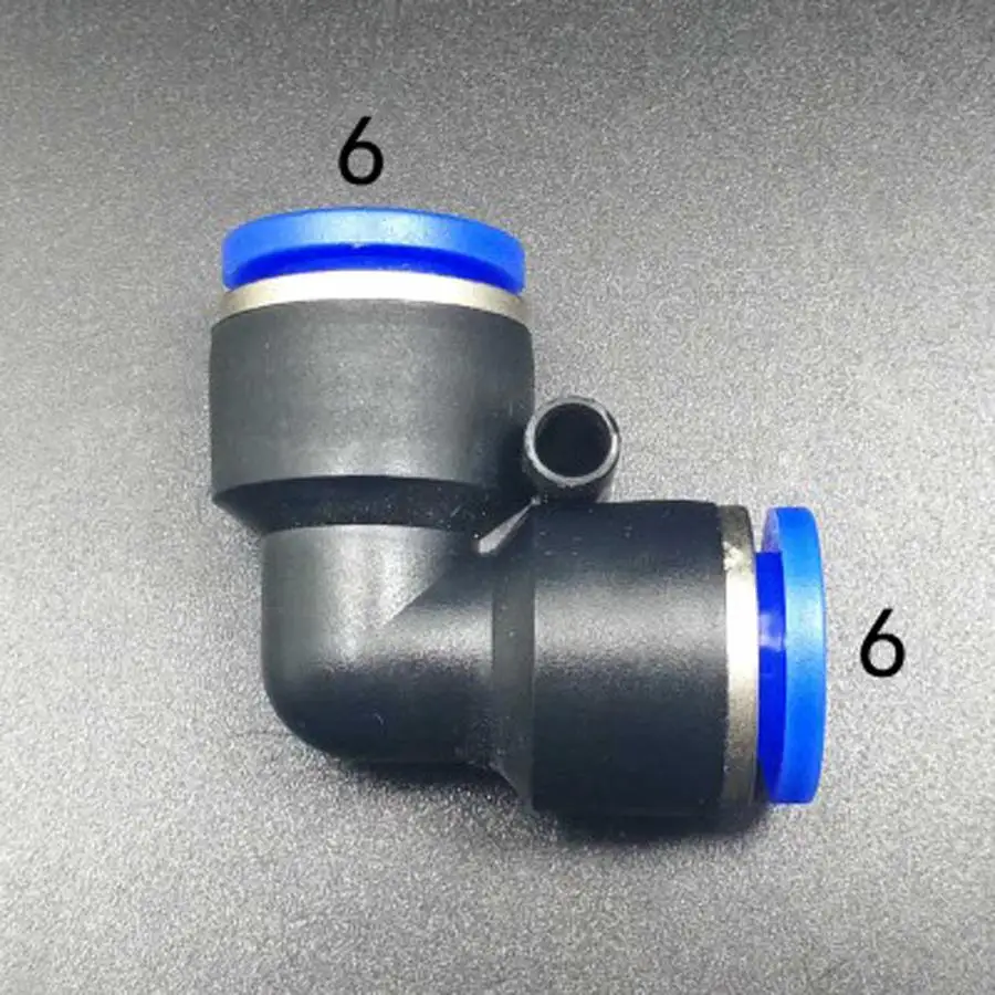 5 шт. пневматический вставной Фиттинг 6 мм|pneumatic air|air adapterpush in |