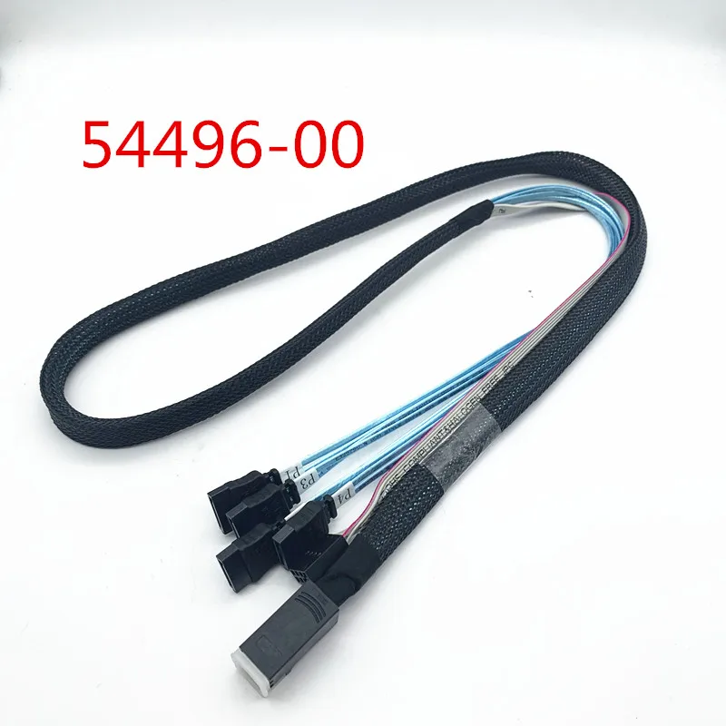 LSI00411 54496 00 SA F43S7PS 1M N2 SFF 8643 SFF8643 мини SAS HD MiniSAS SATA x4 12 ГБ/сек. RAID кабель 100 см|Зарядные