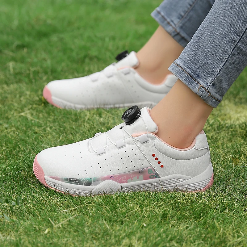 2022 New Golf Shoes Ladies Professional Non-slip Golf Shoes Ladies Grass Golf Walking Sneakers Girls School Training Shoes