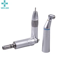 wenjian 42 hole air motor e type 11 ratio contra angle straight handpiece inner water spray dental equipment low speed kit