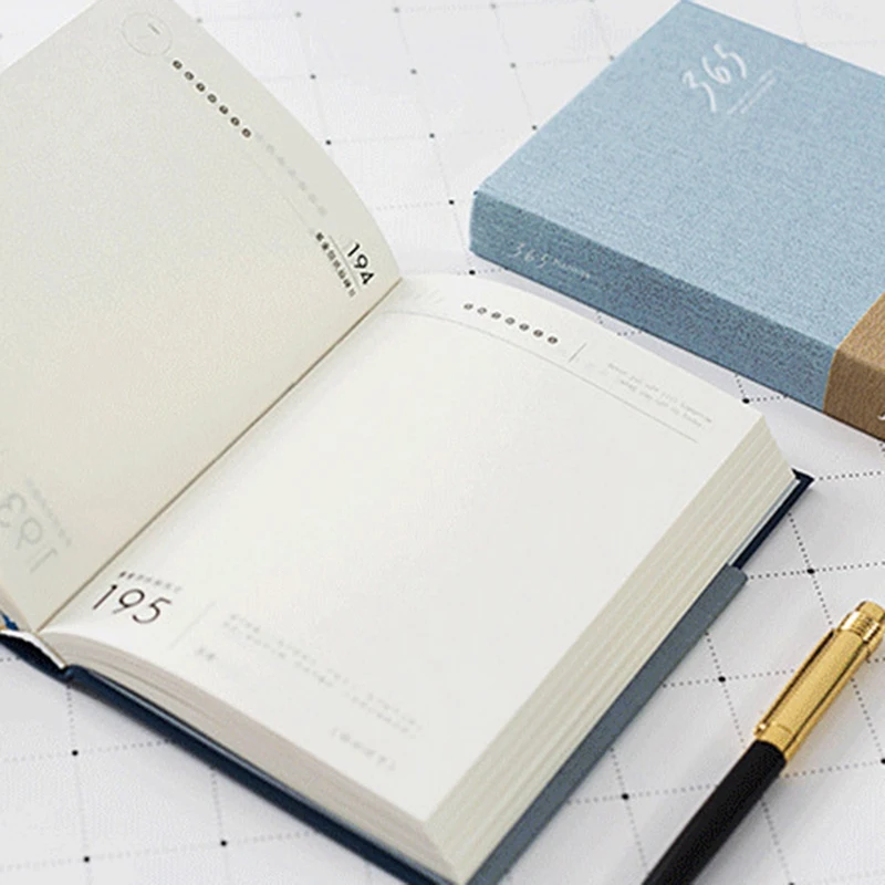 365 Lives Hard Cover Daily Planner Blank Business Notebook Journal Diary Office Supply Stationery Gift | Канцтовары для офиса и