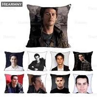 dylan obrien pillow case for home decorative pillows cover invisible zippered throw pillowcases 40x4045x45cm