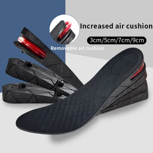 3-9cm Invisible Height Increase Insole Cushion Height Lift Adjustable Cut Shoe Heel Insert Taller Wo in Pakistan