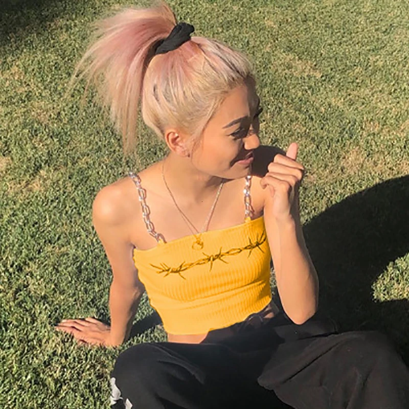 Женская майка с открытой спиной Goth Dark черная белая летняя принтом в стиле панк на