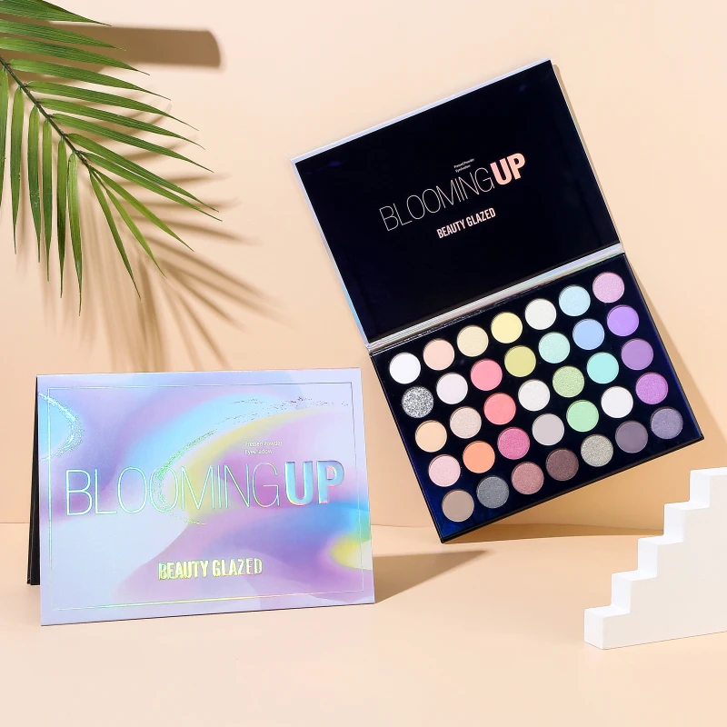 Матовое стекло с перламутровым эффектом Beauty Glazed 35 цветов тени для век хайлайтер