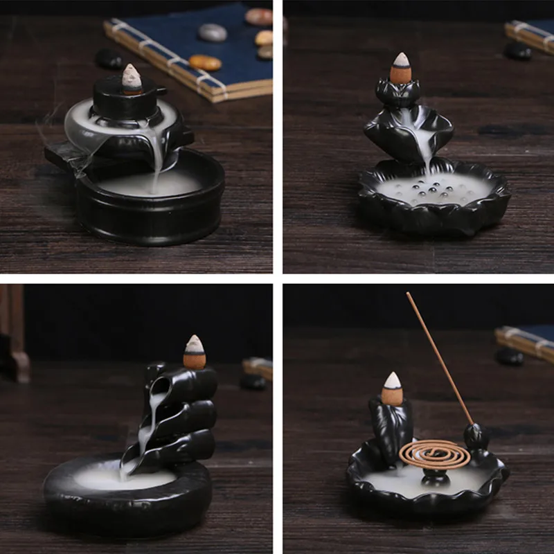 Ароматическая горелка для дома керамический держатель благовоний с обратным