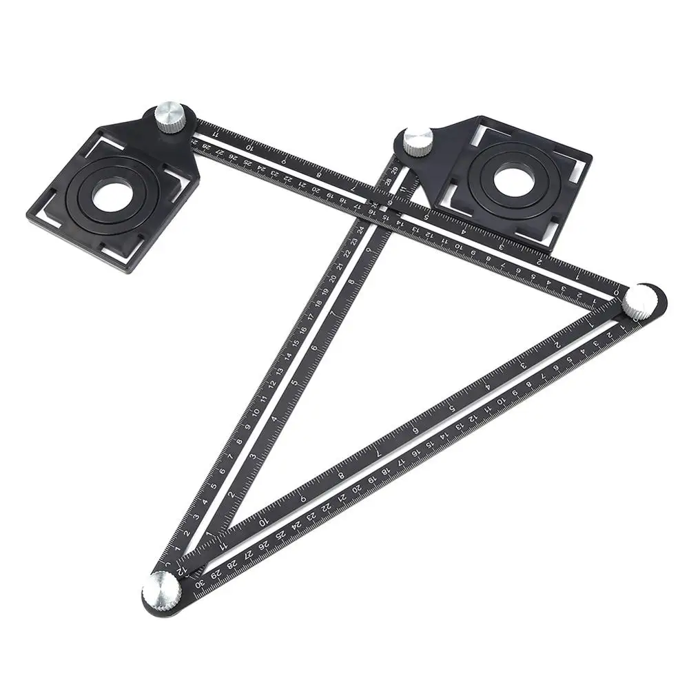 Мульти шаблон складная линейка измерительный инструмент угловой прибор с