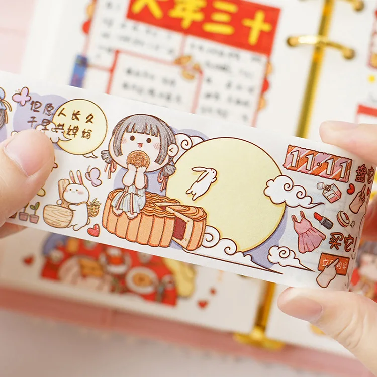 25 мм милый мультфильм васи лента декоративная маскирующая для скрапбукинга