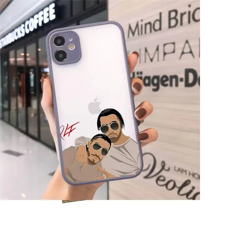 

PNL famous Rapper design pattern Phone Cases matte transparent For iphone 7 8 11 12 plus mini x xs xr pro max cover