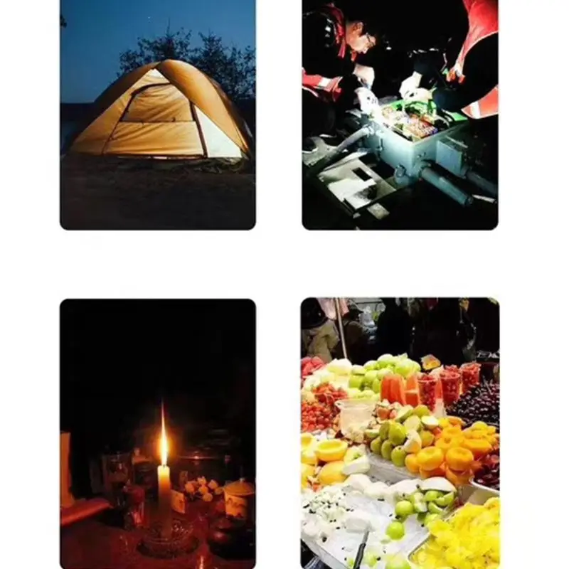 

Hanging Retro Tent Lights LED Camping Lantern Rechargeable Mini Flashlight