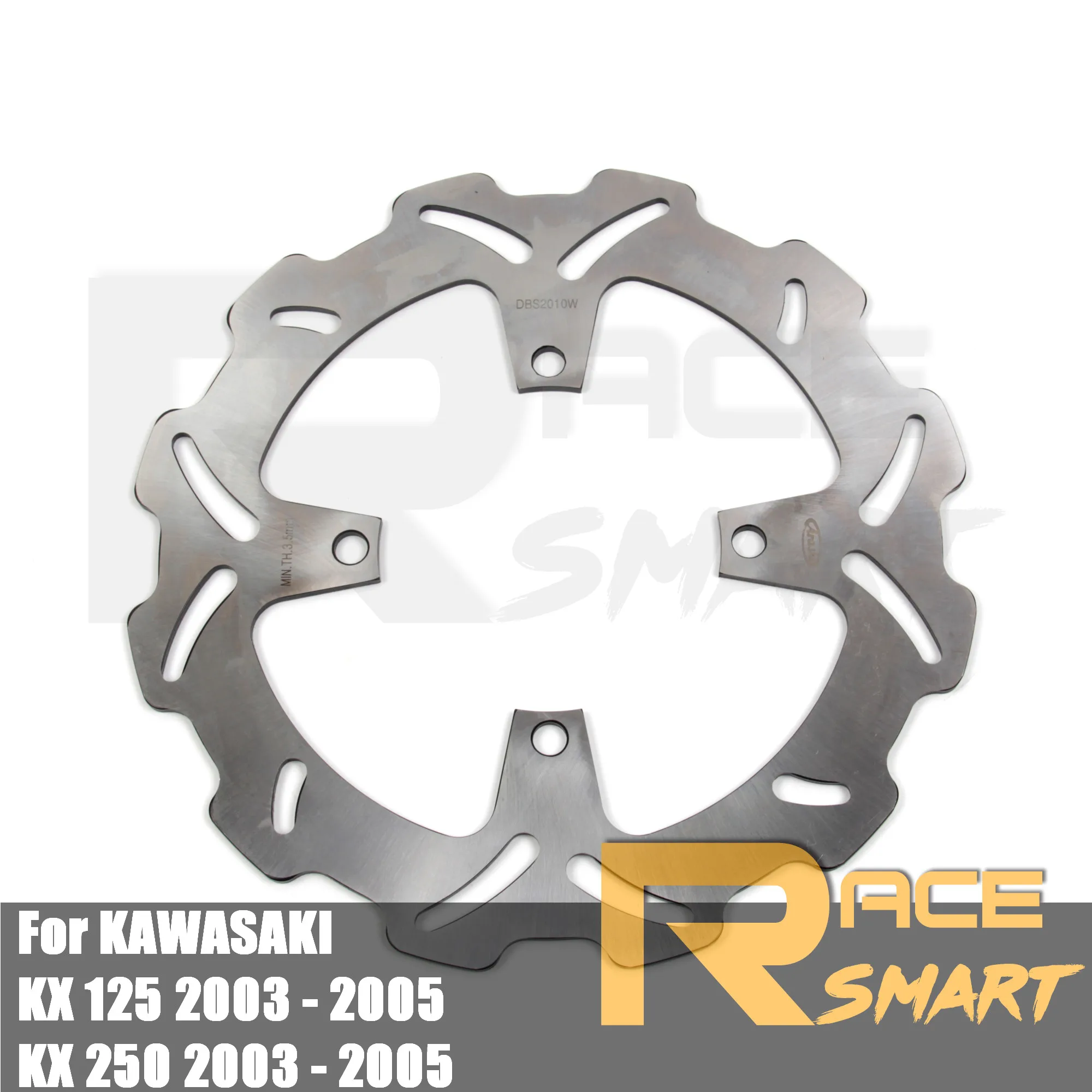 Плавающие передние тормозные диски роторы для KAWASAKI KX 125 2003 - 2005 мотоциклов 250 kx250