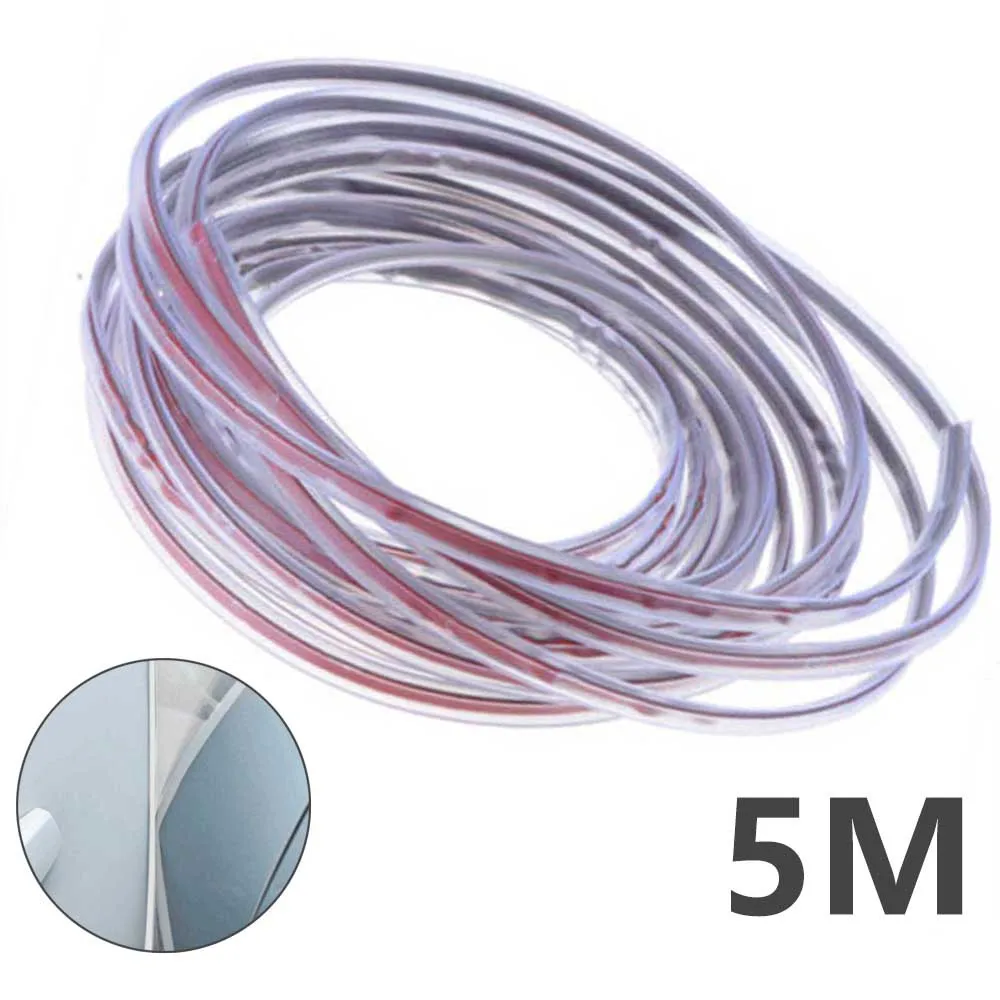 

5M Universal Car Door Edge Rubber Scratch Protector Moulding Strip Protection Strips Sealing Anti-rub DIY Car-styling