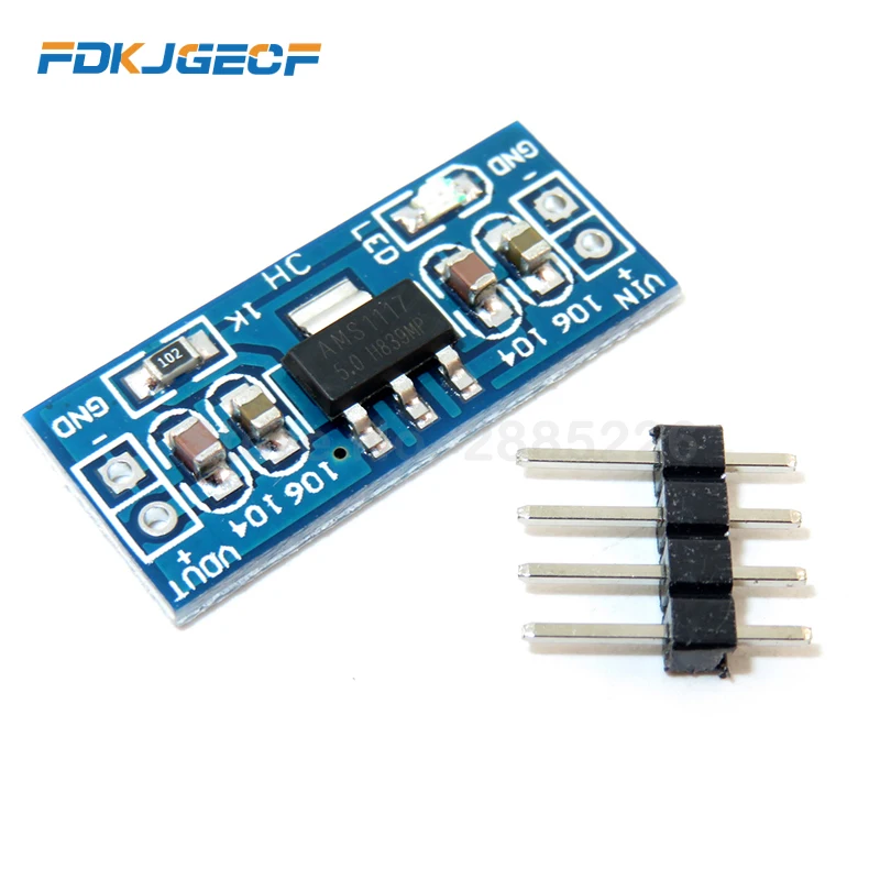 

1Pcs AMS1117 5V power supply module AMS1117-5.0 power module AMS1117-5.0V
