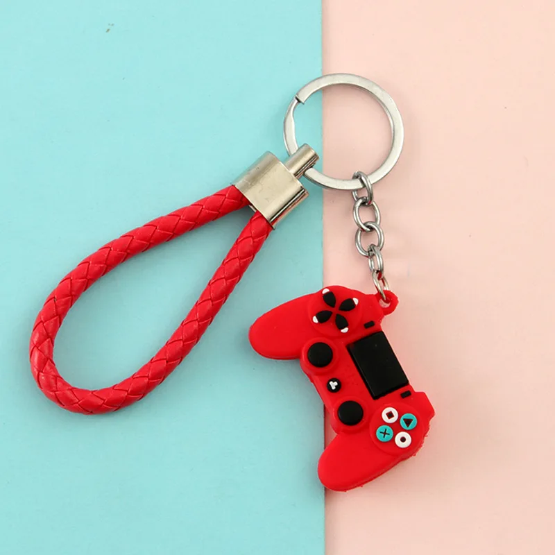 

Cute Cartoon Gamepad Keychain Cool Spoof a Letter Key Chain Game Handle Keyring Fashion Hot Key Chain Boy Men Gift