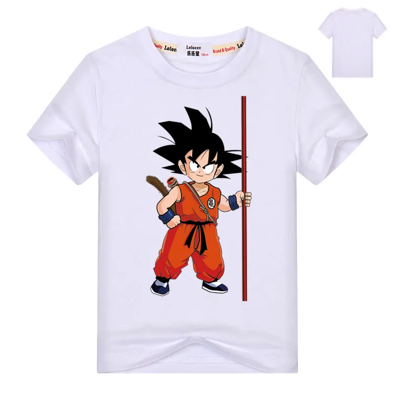 Dragon Ball футболка Гоку братьев топы, футболки Вегета мужские шорты для купания для мальчиков и девочек аниме «Наруто» best friend» футболка с надписью: "Dragonball Z футболка игрушечные фигурки из игры Dragon Ball dbz(“ сын аниме Гоку - Цвет: white