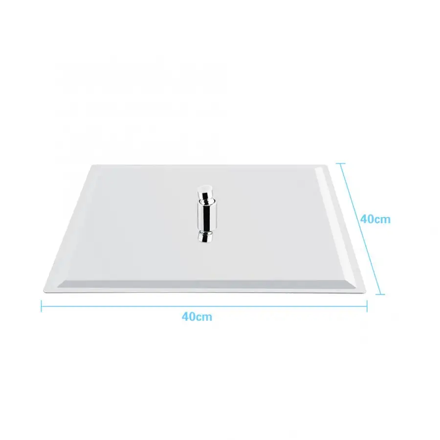 

16" Chrome Stainless Steel Rain Shower Head Bathroom Top Sprayer Faucet Head Easy to Install