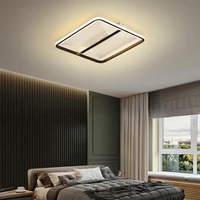 jmzm modern led ceiling lamp square ultra thin with remote control dimming study bedroom hall home warm ceiling lamp