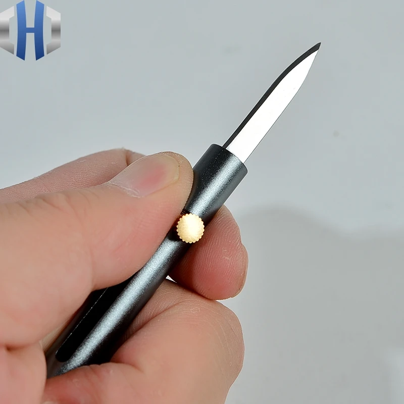 Мини-точилка для ножа из алюминиевого сплава многофункциональный карманный нож