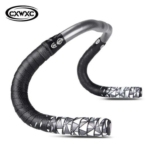 grey CXWXC EVA противоскользящая обмотка руля для MTB дорожный велосипед Ручка обмотка руля для мужчин девочек ручка обмотка руля Стропы Аксессуары для велосипеда - Цвет: grey