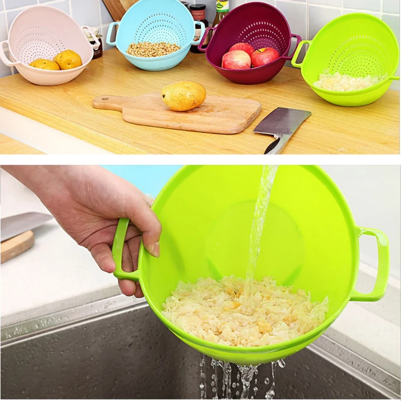 Плотная Очищающая машина для овощей сито промывки риса чаша фруктов корзина