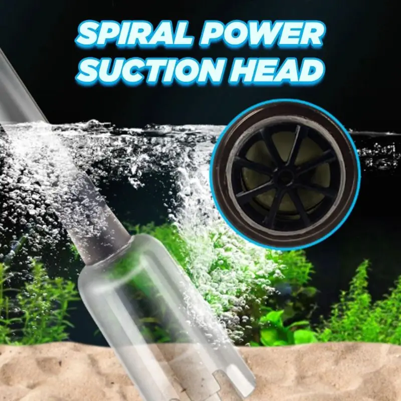 Новый Электрический садок для рыбы пылесос сифон управляется Гравий фильтр воды