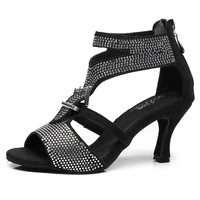 discounts salsa latin dance ladies modern stylish high heel for women dancing shoes ladies stylish heel black shoe