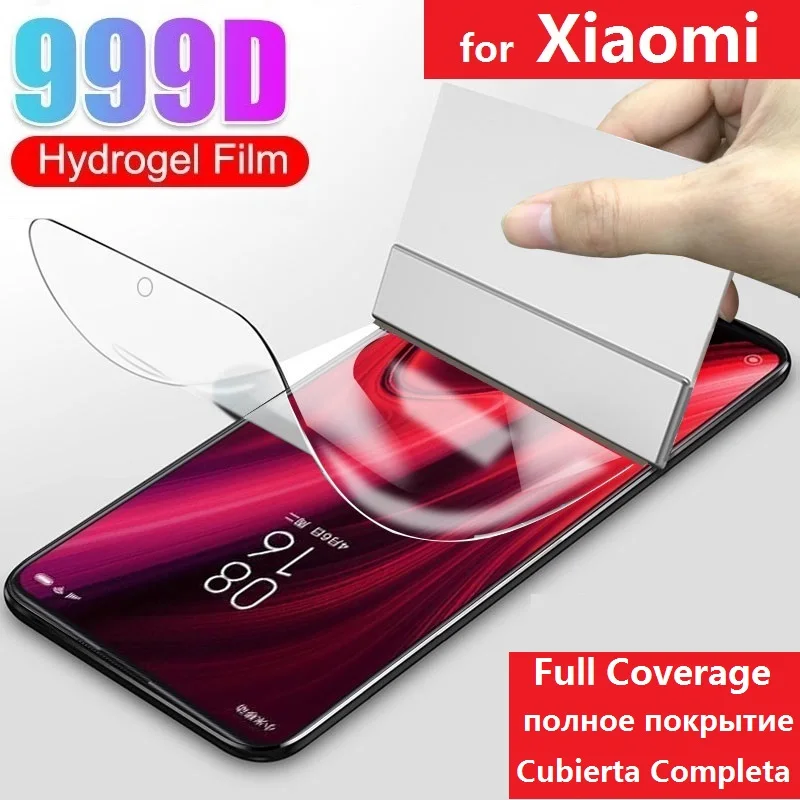 Гидрогелевая пленка Xiaomi Mi 9T 10T 10 Pro 11 Redmi Note 8 9 9S 8T 9A 9C 8A (не стекло) Защитная для