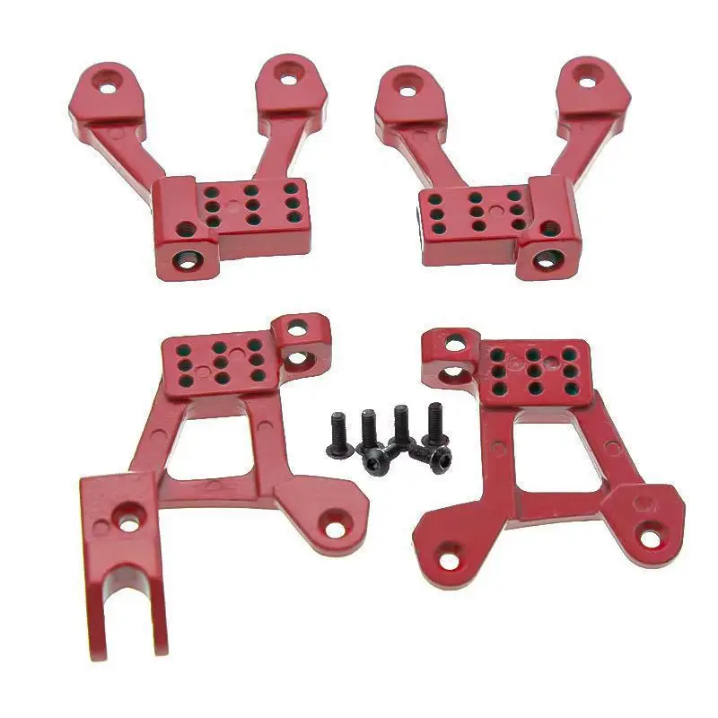 

4PCS Metal Front & Rear Shock Damper Towers Mount Hoops for Axial SCX10 II 90046 90047 1/10 RC Crawler Upgrade Parts