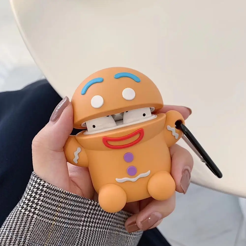 970 3D силиконовый чехол для наушников для AirPods 2, чехол с милым мультяшным изображением звезды капитана, чехол для Apple Air pods, чехол для наушников с кольцом на палец - Цвет: 970