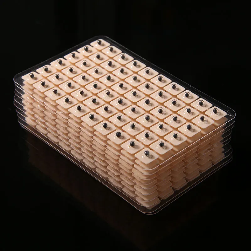 

600pcs/set Disposable Ear Vaccaria Seeds Acupuncture Stickers Chinese Medical Plaster Ear Massage Press Needle Health