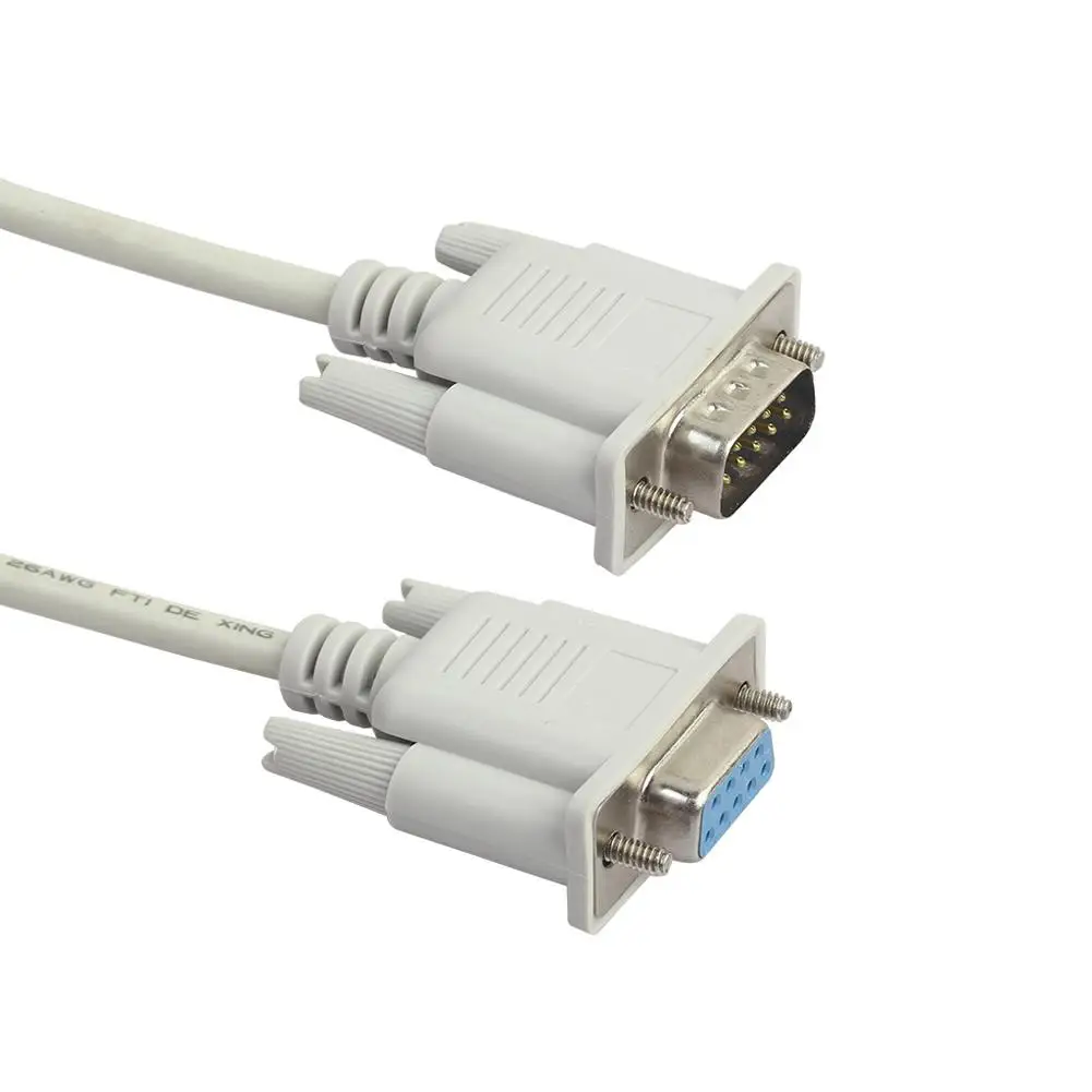 Серийный RS232 9-контактный разъем мужского и женского пола DB9 ПК конвертер