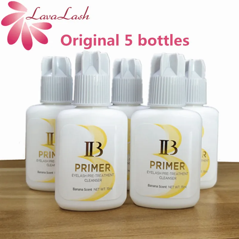 

Professional 5 bottles/lot ibeauty Eyelash Extensions Glue clear Primer for Eyelash Application From South Korea 15ml/bottle