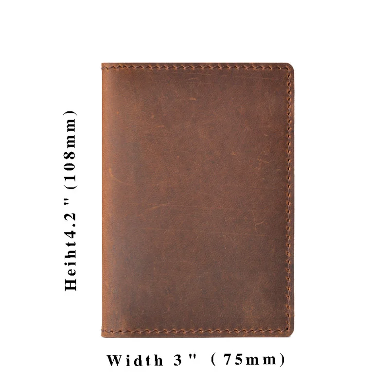

AETOO Simple crazy horse leather vintage wallet, men's casual cowhide wallet, card clip, leather wallet