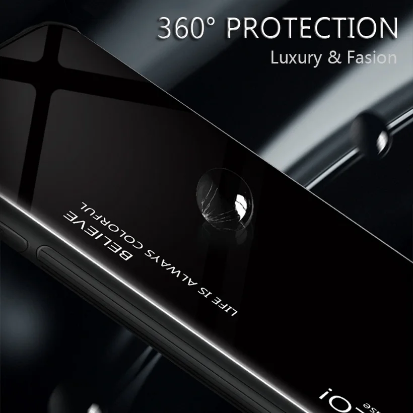 UPaitou чехол из закаленного стекла для OPPO A9 A5 2020 Realme 5 3 2 Pro Чехол Мягкий