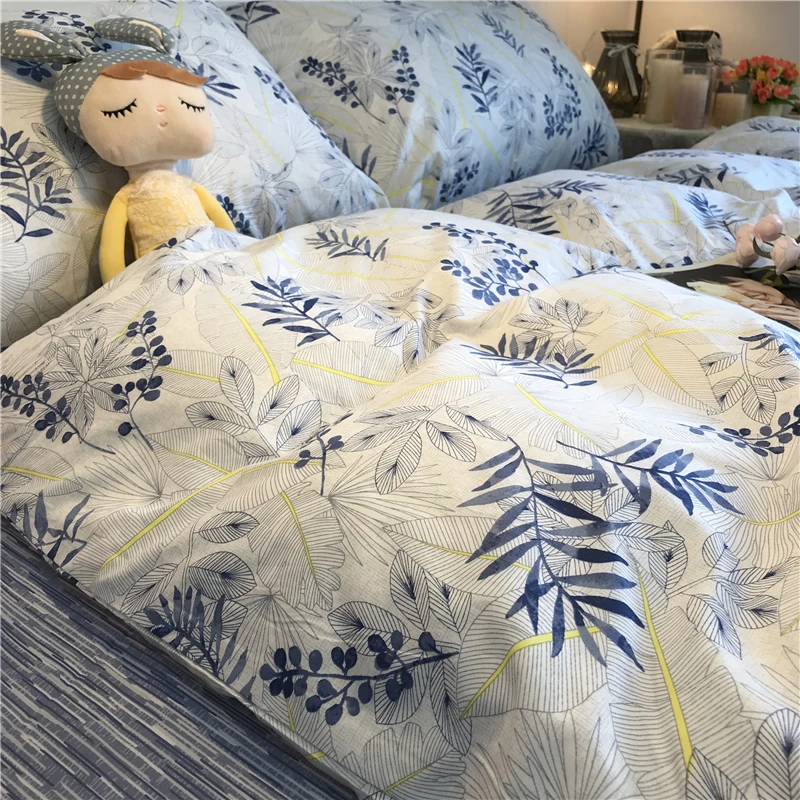 Постельный комплект роскошный литературный художественный хлопковый