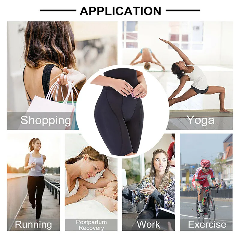 Waist Trainer Butt Lifter for Women Tummy Control Panties Seamless High-Waisted Body Shaper Shorts Fake Ass Padded Panties Slim