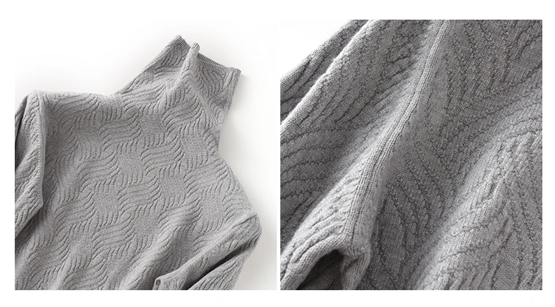 Autumn and winter new pile of high collar dark knit pullover women ALKMENE sexy fashion slim bottoming sweater women