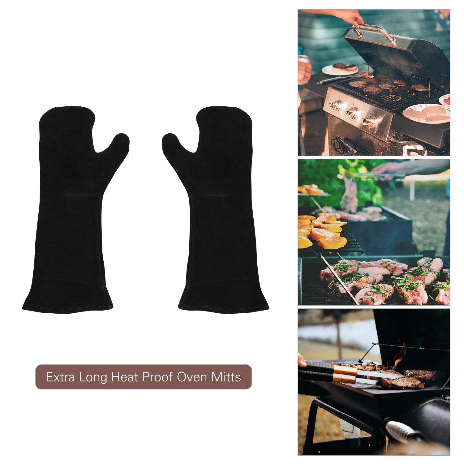

Oven Mitt Baking Glove Extreme Heat Resistant Multifunctional Grilling Cook Glove Kitchen Barbecue Glove BBQ gloves