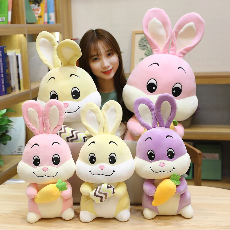 

1pc 45cm Super Quality rabbit Soft Plush Toy Stuffed Animal Cartoon Creative Birthday Christmas Toys For Children Xmas Gifts