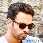 Солнцезащитные очки ZENOTTIC в овальной оправе UV400 для мужчин и женщин, поляризационные, в стиле ретро, для вождения