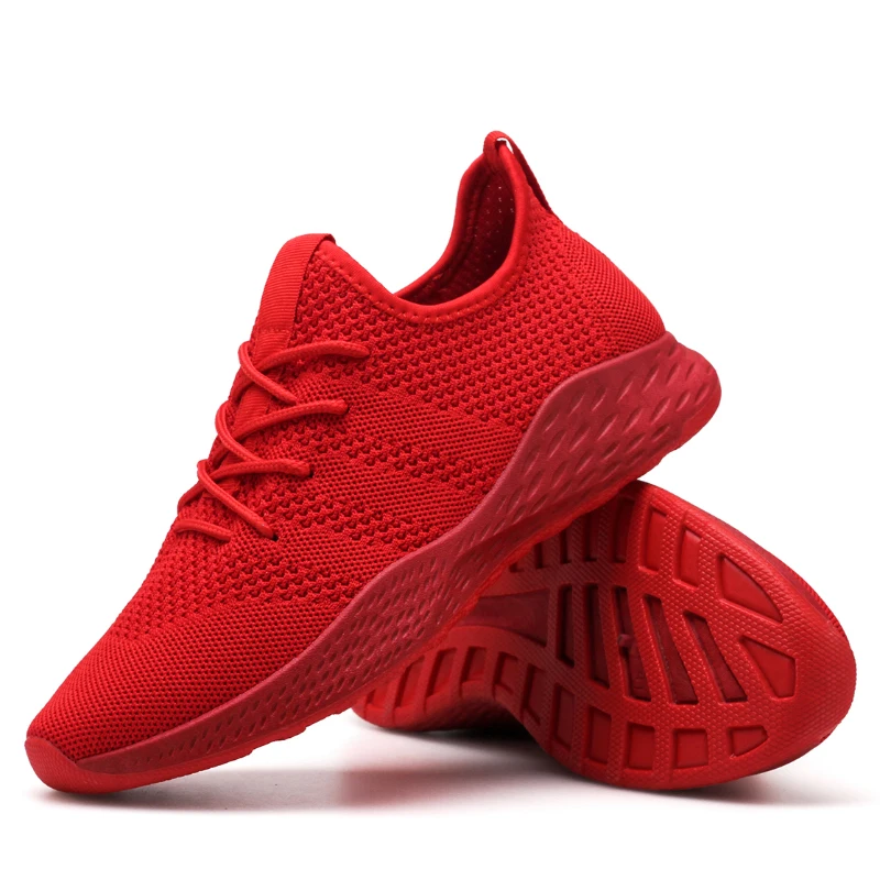 

Ultra Light Running Shoes for Men Breathable Mesh Mens Trainers Casual All Metch Black Grey Sneakers Plus Size Athletics Sport