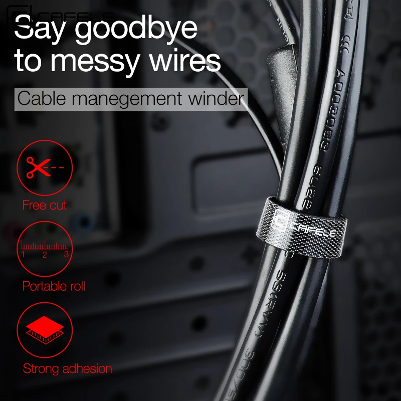 Кабельный органайзер держатель для намотки провода наушники мышь шнур зажим