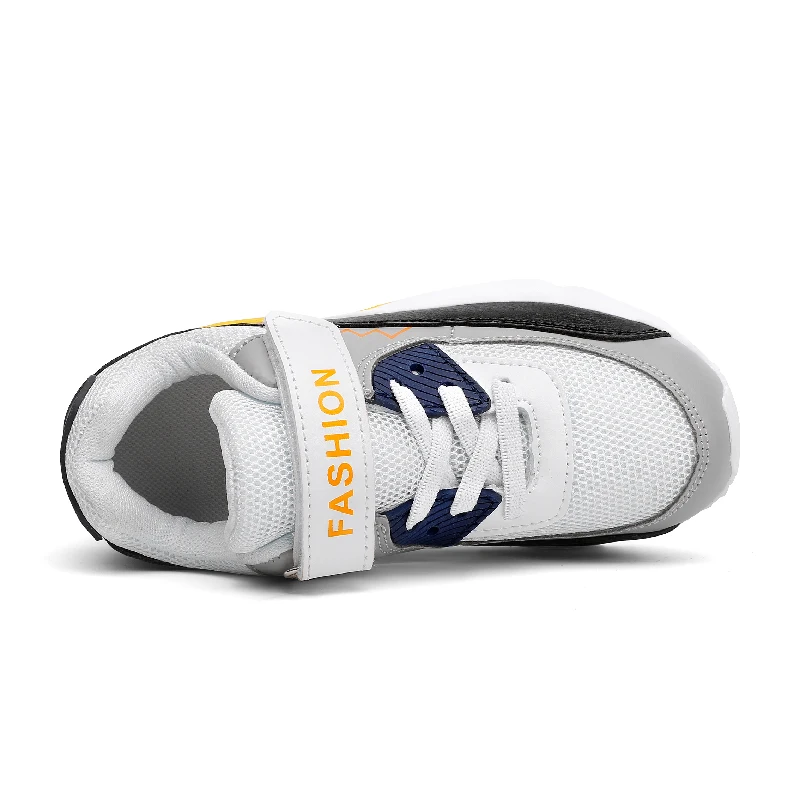 School Boys Sport Sneakers Kids Air Cushion  Running Shoes Children Breathable Mesh Walking Tenis Casual Shoes for Girl Non-Slip