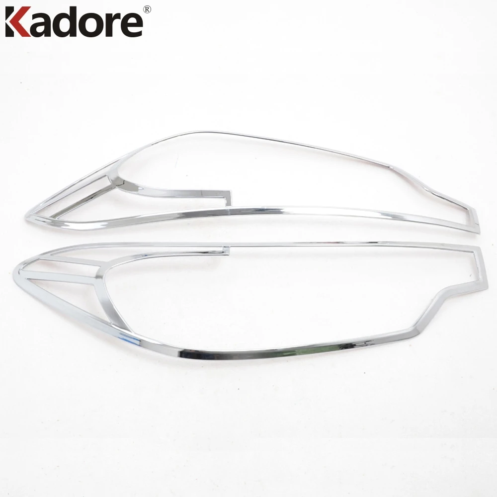 Для Kia Cerato K3 Forte 2012 2013 2014 Высокое качество ABS Хром Передняя фара Крышка рамка планки
